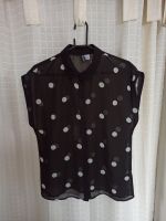 Bluse, kurzarm, schwarz/weiß, H&M Divided, Gr. 34 Baden-Württemberg - Hochdorf Vorschau