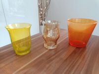 Vase Blumenvase Windlicht gelb orange Bayern - Wendelstein Vorschau