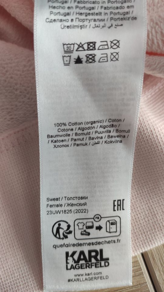 Karl Lagerfeld Designer Sweater rosa L M neu in Saarbrücken