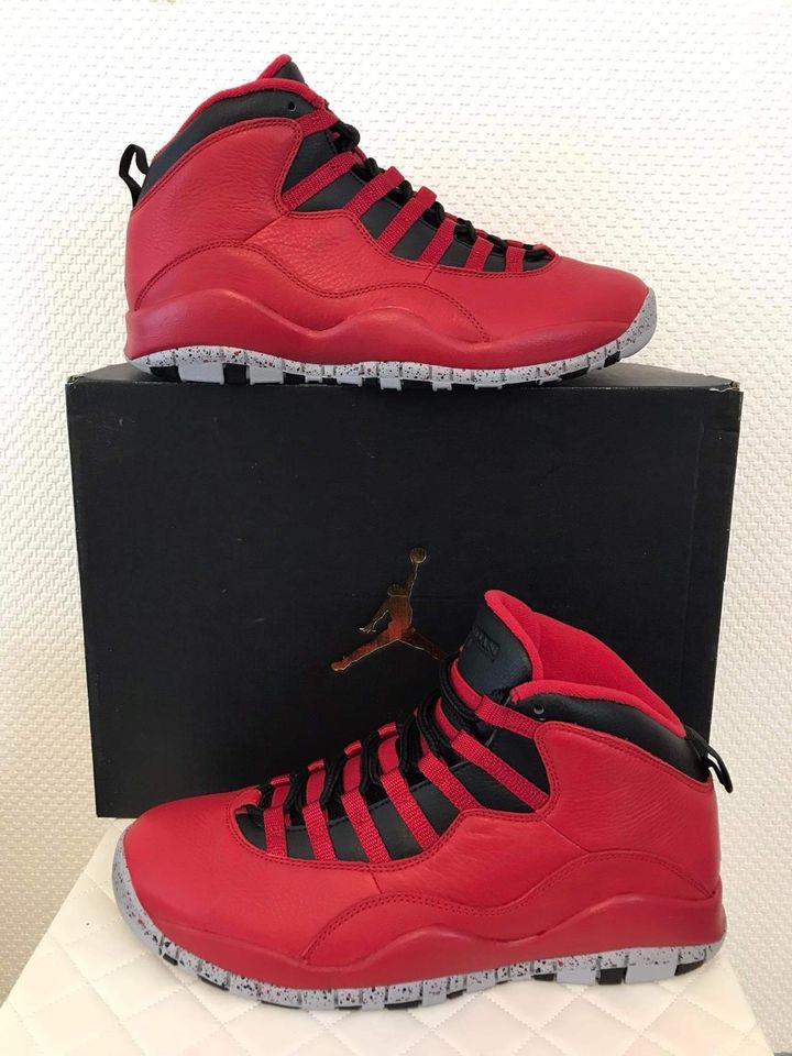 43 Nike air jordan X Retro 30th red sneaker Herren Sportschuh neu in Leverkusen