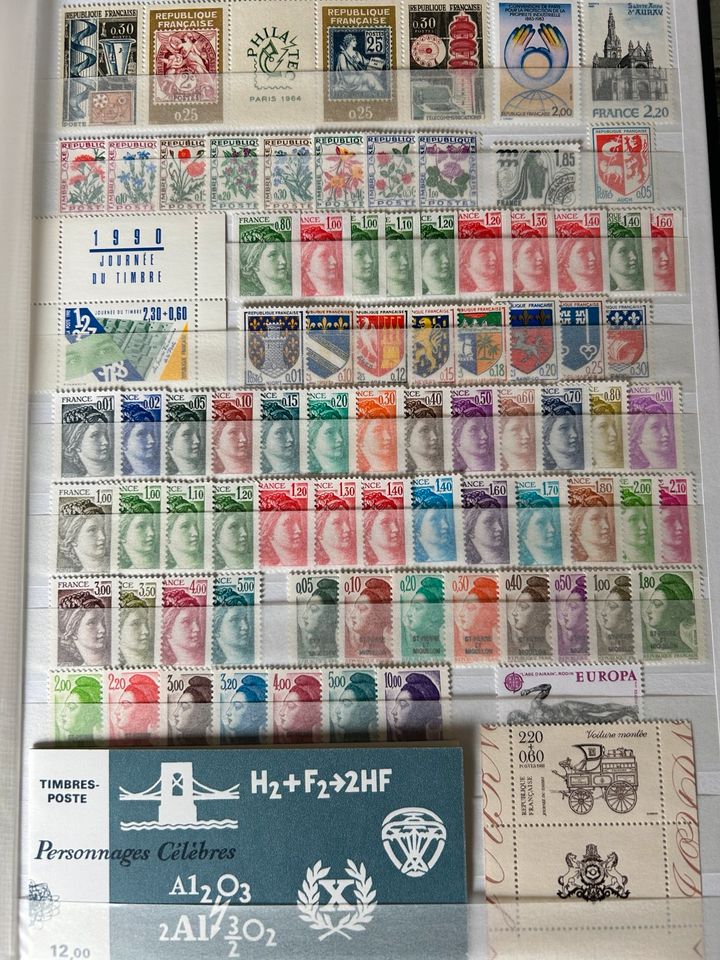FRANKREICH- Briefmarken postfrisch in Nürnberg (Mittelfr)