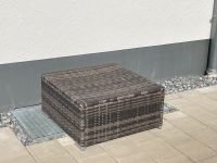 Polyrattan Hocker Beistelltisch Tisch - 60x60x30cm - grau Kr. Altötting - Haiming Vorschau