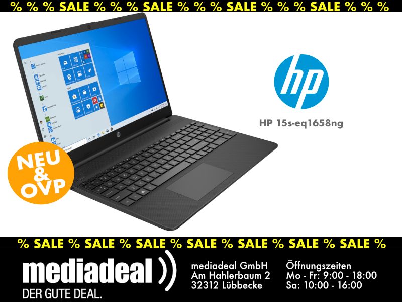 HP 15s-eq1658ng (1X2U4EA) 15,6'' Notebook - NEU in Nordrhein-Westfalen -  Lübbecke | Notebook gebraucht kaufen | eBay Kleinanzeigen ist jetzt  Kleinanzeigen