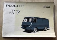 Peugeot J7 Bedienungsanleitung Handbuch 1969 Altona - Hamburg Ottensen Vorschau