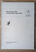 Mercedes Einführungsschrift Neuerungen 1987 Omnibus Werk Mannheim Bayern - Regensburg Vorschau