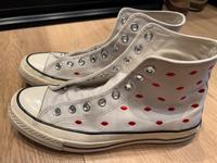 Converse in Creme mit Kussmund Gr 41 Nordrhein-Westfalen - Frechen Vorschau