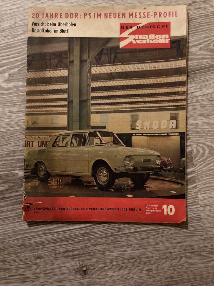 Der Deutsche Straßenverkehr 10/1969 Zeitschrift DDR in Neu Kaliß