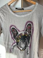 Oui ausgefallenes Shirt grau M 38 Saarland - Spiesen-Elversberg Vorschau