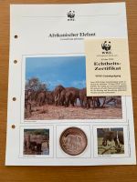 Silber Münze - Afrikanischer Elefant - 30 Jahre WWF Gedenkprägung Baden-Württemberg - Meckenbeuren Vorschau