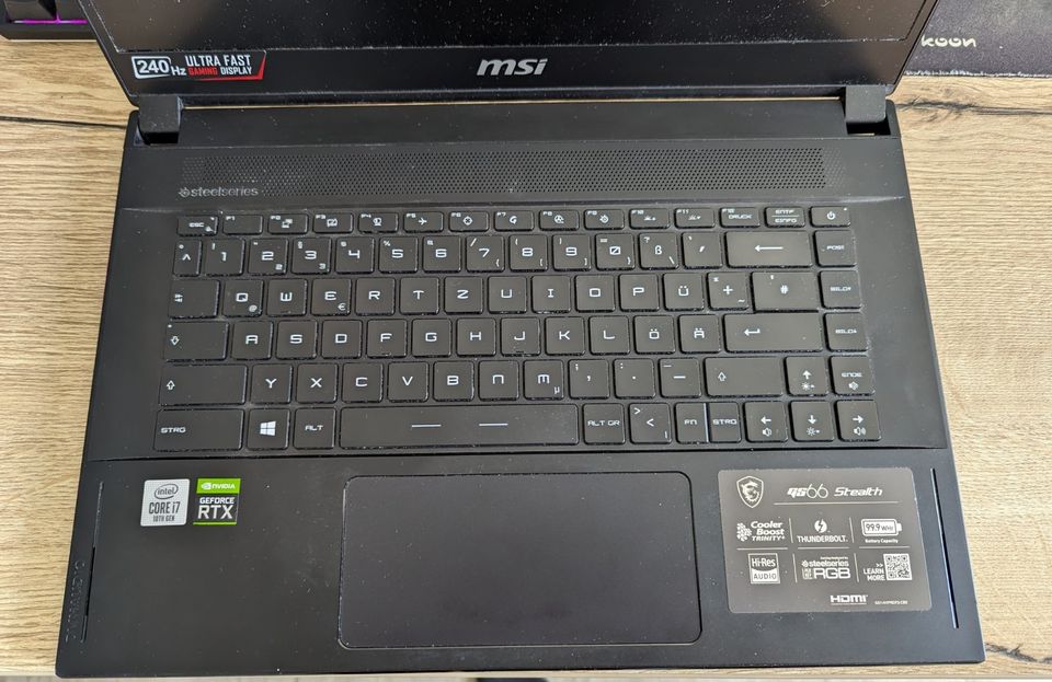 Laptop MSI Steel Series GS66 10SF-067 Stealth in Aachen