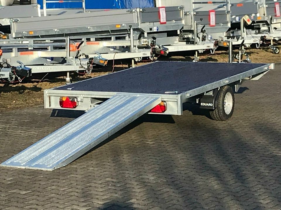 ⭐️ Eduard Auto Transporter 1500 kg 330x180  Rampen Winde 56 in Schöneiche bei Berlin