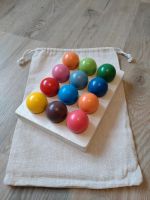 Montessori Spiel ab 18 Monate Regenbogen Holzkugeln Neu Nordrhein-Westfalen - Bocholt Vorschau