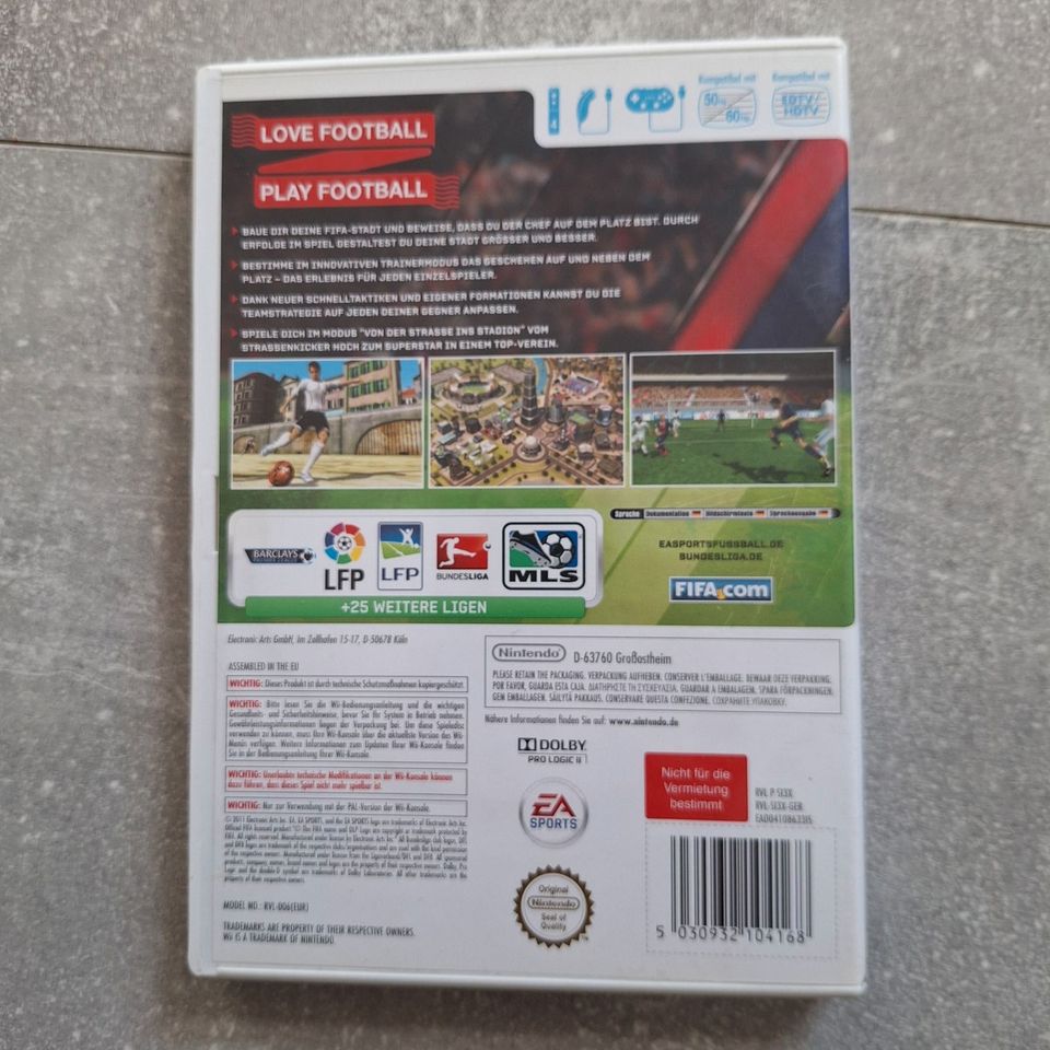 Wii FIFA 12 ( Nintendo Wii 2011, PAL ), gebraucht in Plauen