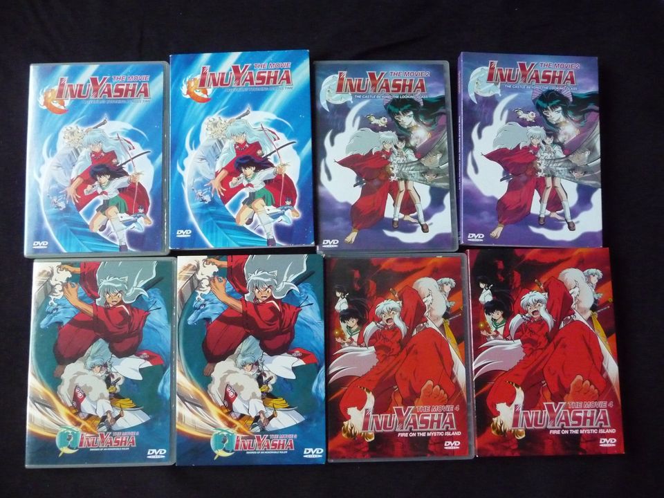 Anime InuYasha The Movie 1 – 4 DVD in Dortmund