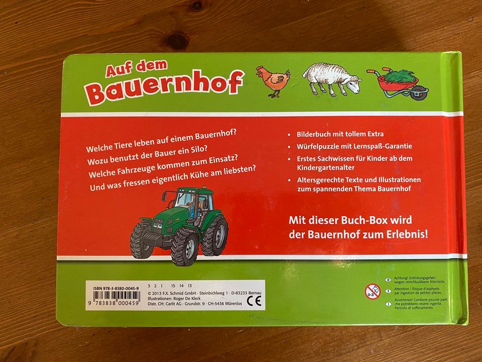 Neu. Kinder Bauernhof Bauklötze mit Buch in Berlin