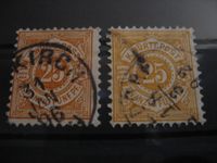Briefmarken Württemberg Minr. 57a und vmtl. 57b gestempelt Baden-Württemberg - Konstanz Vorschau