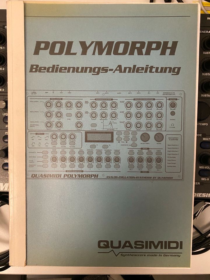 Quasimidi Polymorph Synthesizer, Sequenzer in Berlin