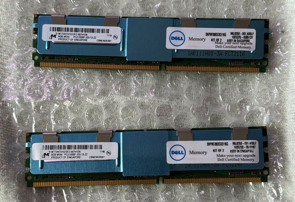 16 Gb DDR 2 Ram pc2-5300F in Teuchern