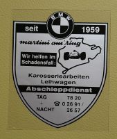 Nürburgring Martini Aufkleber 70er Jahre Rheinland-Pfalz - Mayen Vorschau