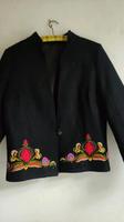 Jacke Schurwolle bestickt folklore gypsy Goa Stickerei Wolljacke Findorff - Findorff-Bürgerweide Vorschau