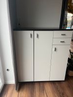 Highboard 102cm wenge braun weiß Schrank Wohnzimmer Sideboard Niedersachsen - Oyten Vorschau