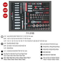 KS TOOLS 1/4"+3/8"+1/2" Steckschlüssel-Satz, 195-tlg in Einlage Nordrhein-Westfalen - Remscheid Vorschau