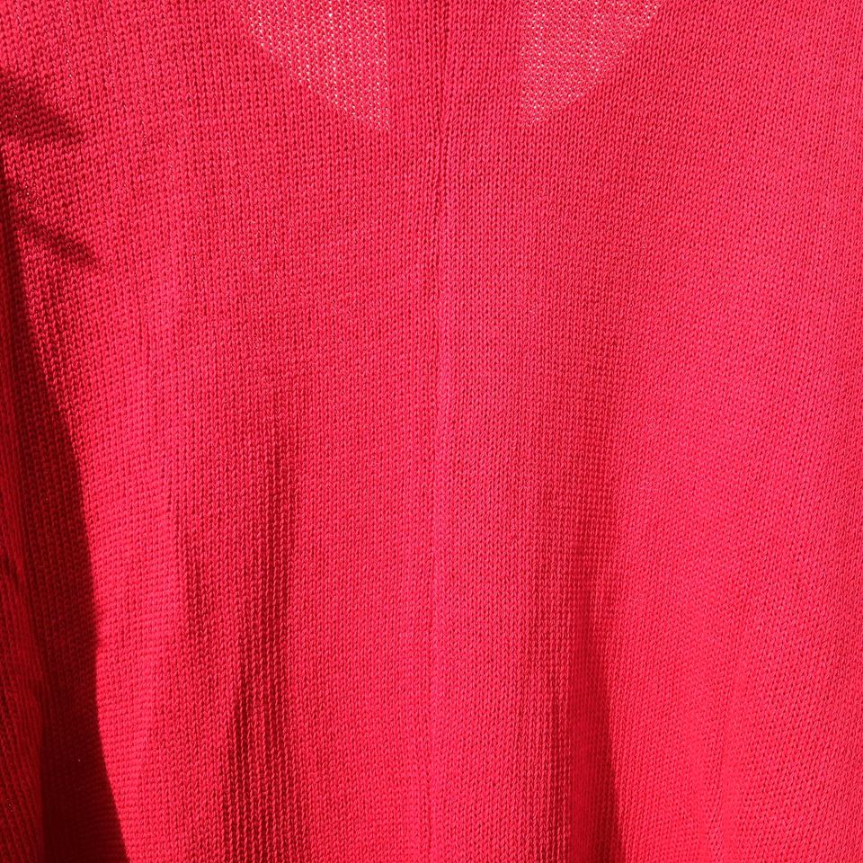 AKH * modischer STRICKMANTEL-CARDIGAN * EG-54-56-58 * ROT * TOP * in Bergisch Gladbach