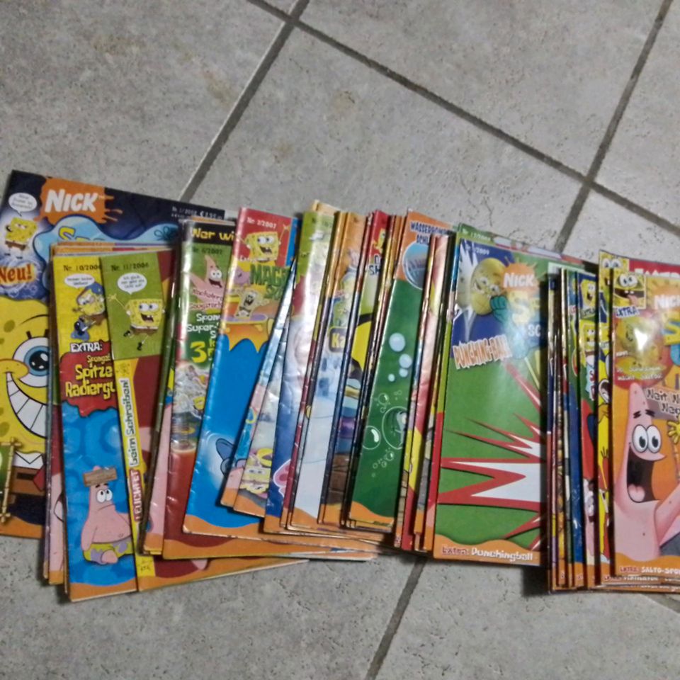 Spongebob Schwammkopf 47x Zeitschriften 2006-2009 vollständig in Verl