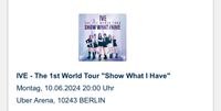 IVE Konzert 1xTICKET BERLIN 10.06 (Mo) Uber Arena (Mercedes Benz) Brandenburg - Frankfurt (Oder) Vorschau