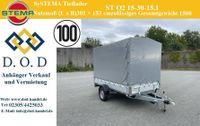 Stema Pkw Anhänger 3 x 1,5 m 300 x 150 cm mit Plane 1500kg 1,5t Nordrhein-Westfalen - Castrop-Rauxel Vorschau