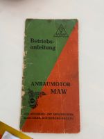 DDR Maw Betriebsanleitung Orginal no simson Brandenburg - Bernau Vorschau