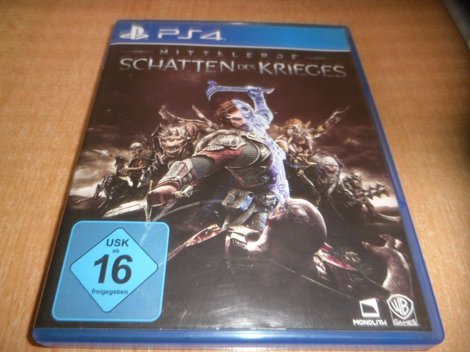 Playstation 4 Spiel (Mittelerde Schatten Des Krieges) in Niedersachsen -  Büddenstedt | Playstation gebraucht kaufen | eBay Kleinanzeigen ist jetzt  Kleinanzeigen