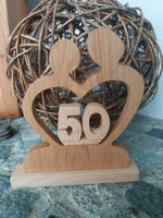 Jubiläum Geburtstag Deko Holz Skulptur Hochzeitstag Geschenk Bayern - Denkendorf Vorschau