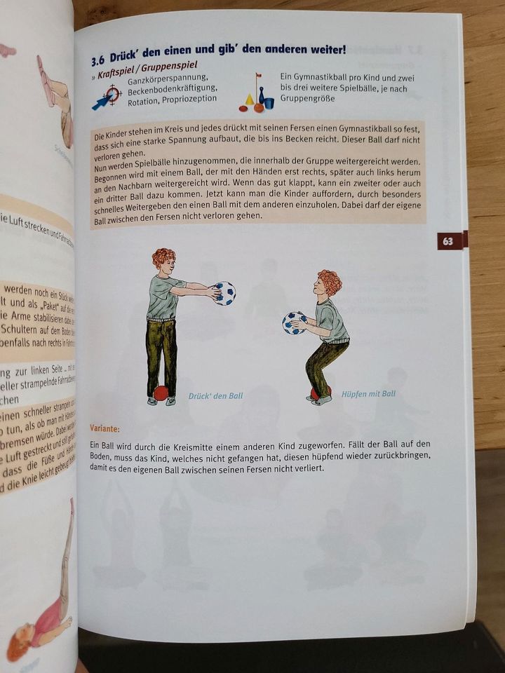 Konzentration und Körperhaltung fördern - Bewegungsspiele in Wesselburen