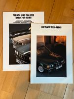 BMW Prospekte 7er / E32 von 2/90 plus Farben und Polsterprospekt Feldmoching-Hasenbergl - Feldmoching Vorschau