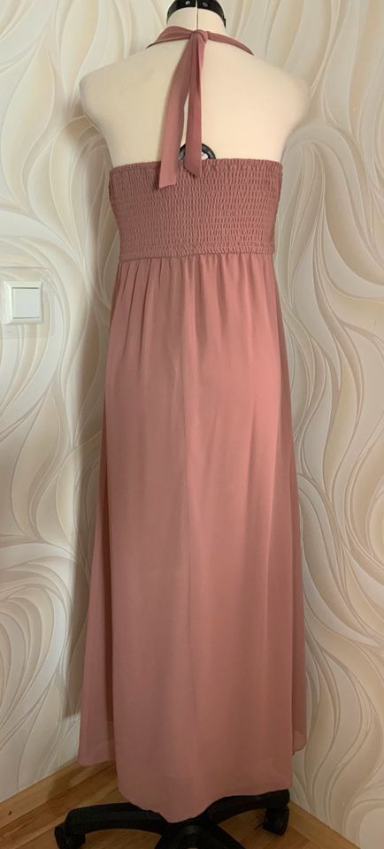 Bodenkleid Maxikleid Gr.XS 34 Rosé Puder fließend schön in Pforzheim