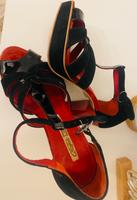 Buffalo Sandalen – Schwarz/Rot – Gr. 37 – Eleganter Hingucker! Bayern - Würzburg Vorschau