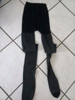 Damen Struktur-Strumpfhose, Tchibo Gr.52/54, schwarz/grau Niedersachsen - Seesen Vorschau