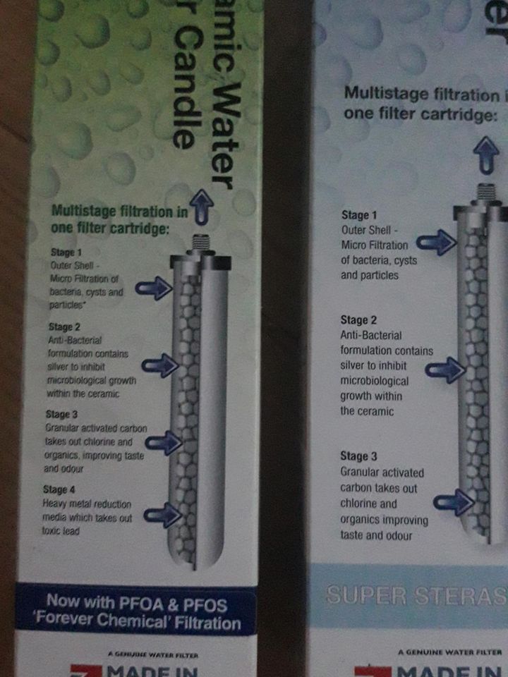 Wasserfilter Ceramic Water Filter Candle Ultra Sterasyl in Centrum