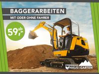 Mini-Bagger / Baggerarbeiten mit Fahrer mieten / leihen Nordrhein-Westfalen - Stemwede Vorschau