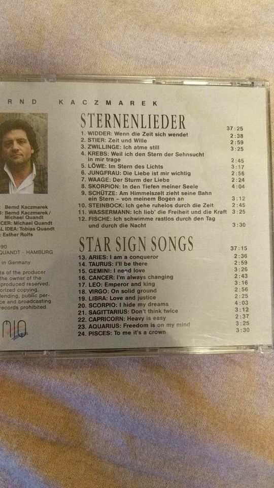 Bernd kaczmarek Sternenlieder star Songs songs in Meldorf
