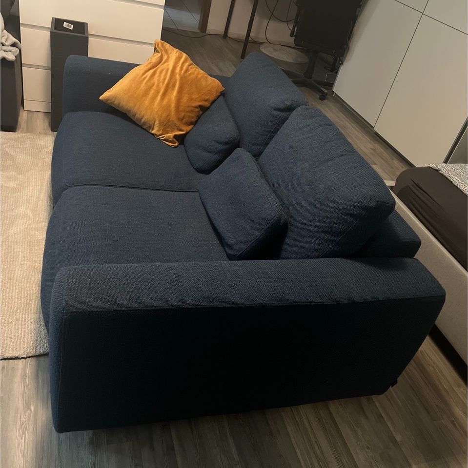 Big Sofa 2 Sitzer FLEXLUX in Farbe Blau in Frechen