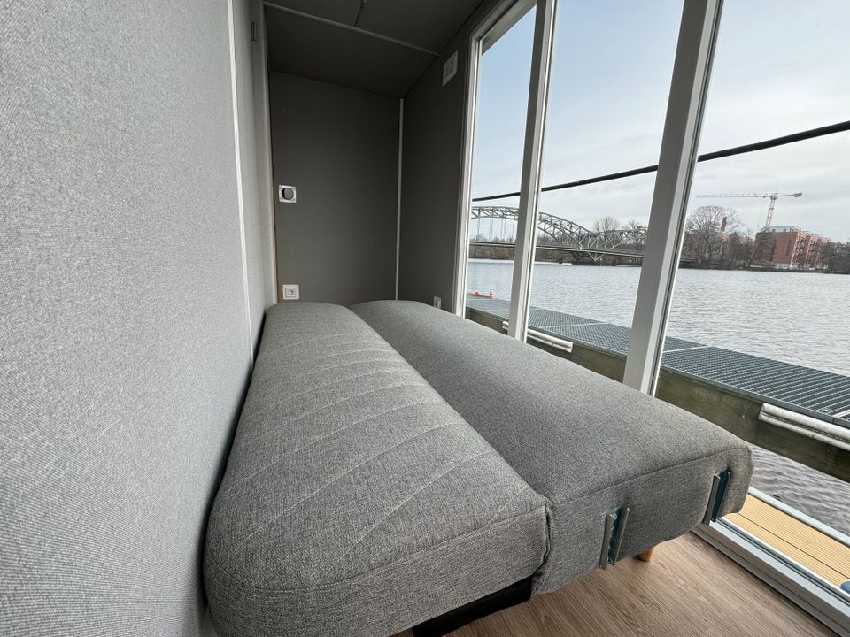 5.5. Besichtigung! Hausboot mit Sauna 12m - 28qm Wohnraum in Oranienburg