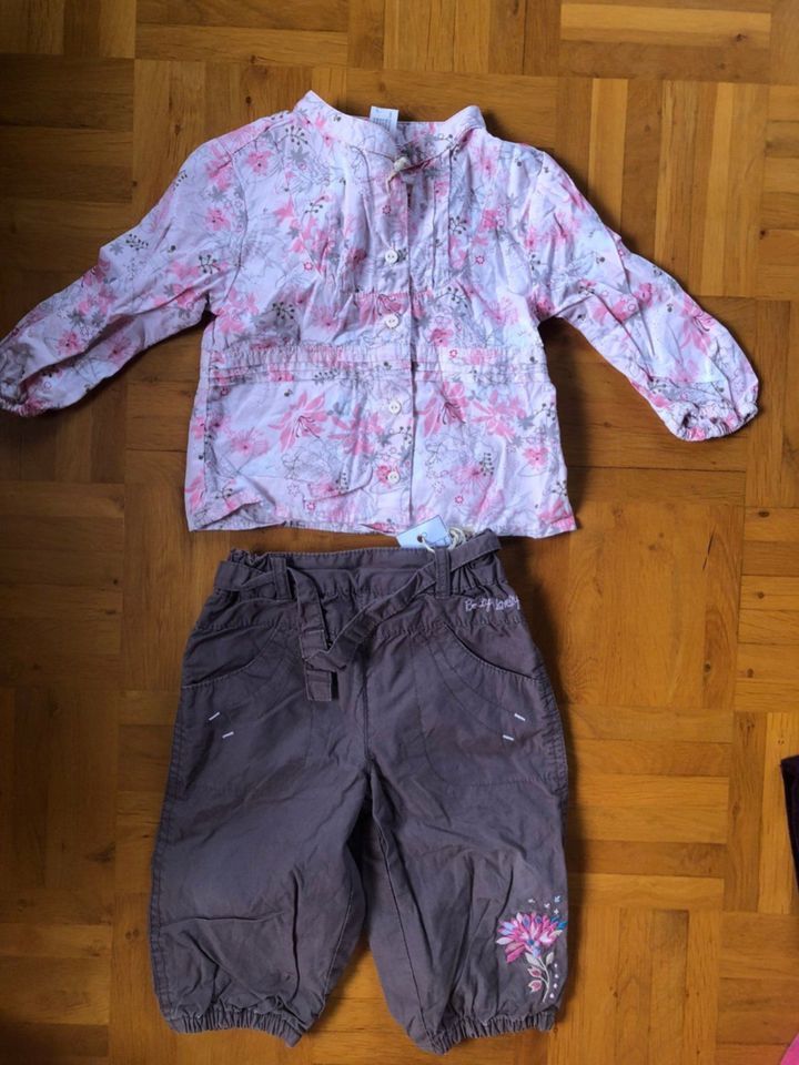 Bluse Sommerbluse Oberteil Sommerhose Hose Mädchen Gr.74 in Weilmünster