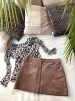 Hochwertiger BCBGMAXAZRIA Rock Waschleder Gr.M 38/40 NEU NP 229 € Bayern - Poing Vorschau