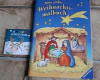 Mein großes Weihnachtsmalbuch , mit Geschichte, teilweise bemalt Rheinland-Pfalz - Budenheim Vorschau