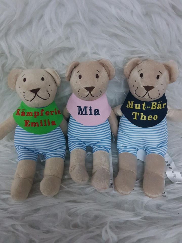 Neu❤Bärchen Personalisiert❤Teddy,Geschenk,Geburtstag,Mitbringsel in Dautphetal