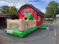 Hüpfburg mieten Farm 8x4 mtr. Kindergeburtstag Straßenfest Niedersachsen - Moormerland Vorschau