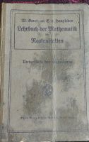 Lehrbuch der Mathematik von 1927 Vahr - Neue Vahr Nord Vorschau