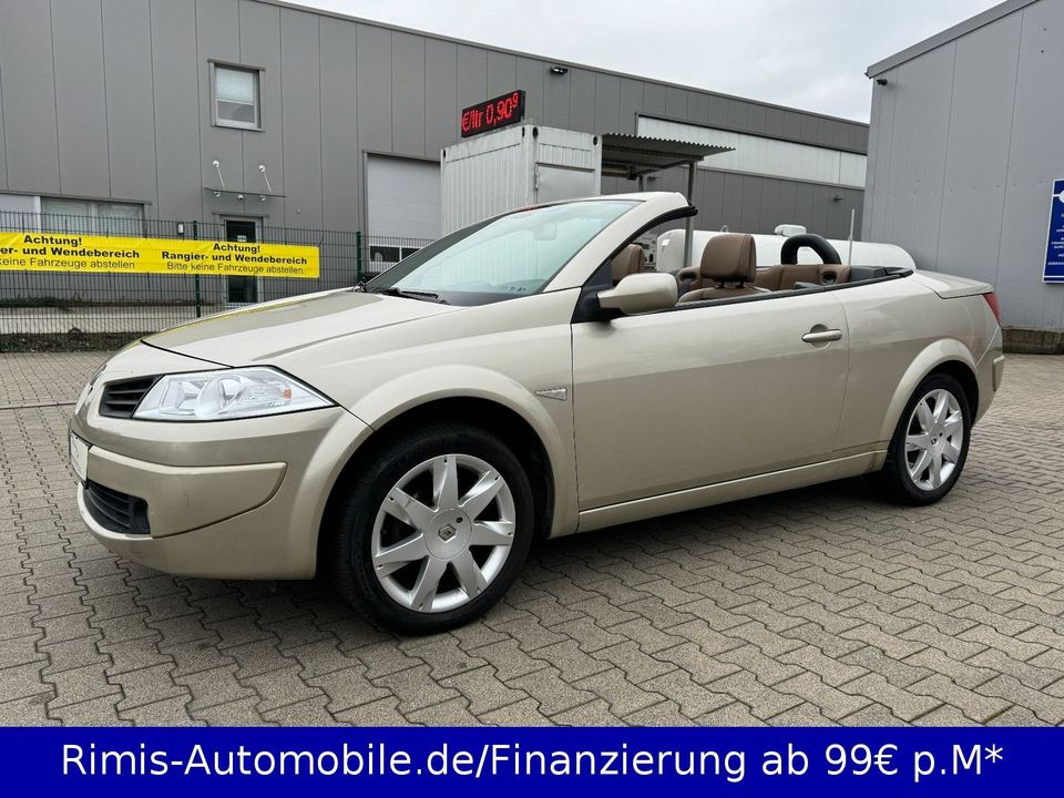 Renault Megane II Cabrio Dynamique TÜV Neu Leder PDC Shz in Gelsenkirchen